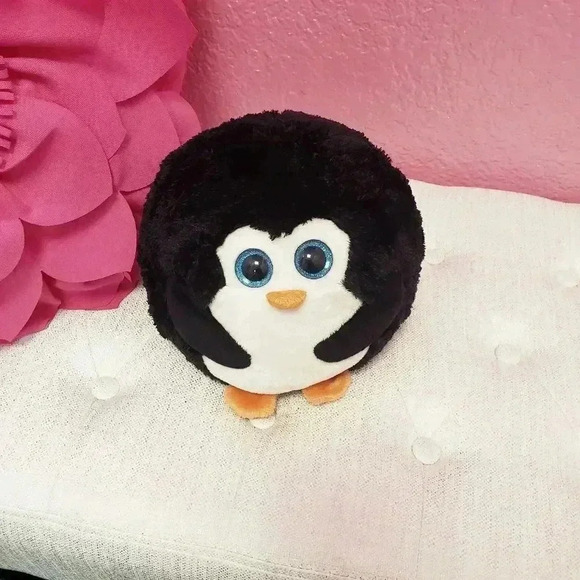Ty Beanie Ballz -Avalanche The Penquin Stuffed Toy - Picture 1 of 2